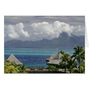 Französisch-Polynesien, Moorea. Eine Ansicht der I