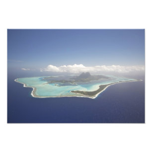 Französisch-Polynesien, Tahiti, Bora Bora. Die Fotodruck