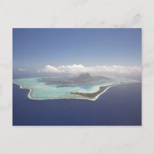 Französisch-Polynesien, Tahiti, Bora Bora. Die Postkarte