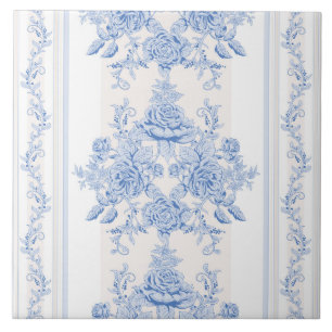 Französisch, shabby chic, vintage, blassblau, weiß fliese