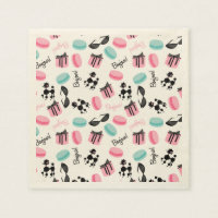 Französisch Themed Napkins