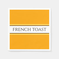 FRANZÖSISCH TOAST Helle, goldgelbe Streifen