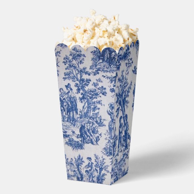 Französisch toile de jouy blau-weiß elegant geschenkschachtel (Geplatzt)