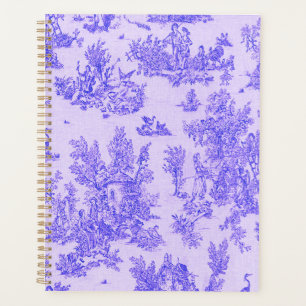 Französisch toile de jouy blau-weiß elegant planer