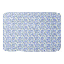 Französisch Toile Style Blau und Weiß