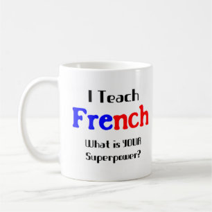 Französisch unterrichten kaffeetasse