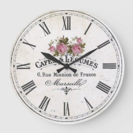 Französisch Vintag Große Wanduhr