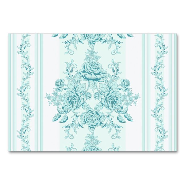 Französisch,Vintag,Shabby Chic,Muster,viktorianisc Tischnummer (Vorderseite)