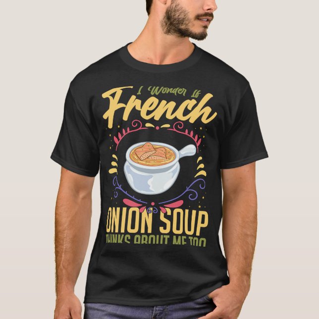 Französisch Zwiebelsuppe Rezept Mix Bowl Japanisch T-Shirt (Vorderseite)