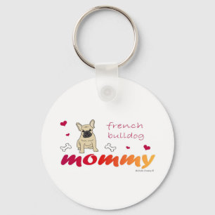 FranzösischBulldogFawnMommy Schlüsselanhänger
