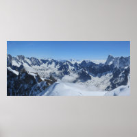 Französische Alpen Chamonix Panorama