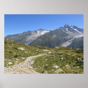 Französische Alpen Chamonix Poster