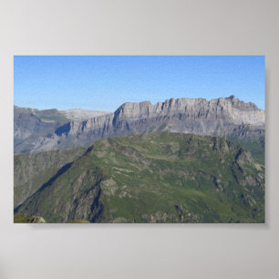 Französische Alpen Poster
