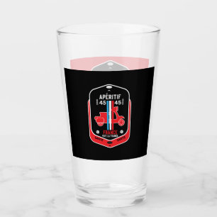 Französische Aperitifgetränke Glas