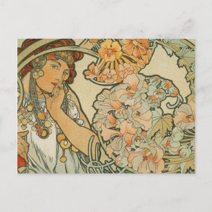 Französische Art-Nouveau-Postkarte Postkarte