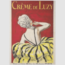 Französische Art Nouveau Schönheit Creme de Luzy W
