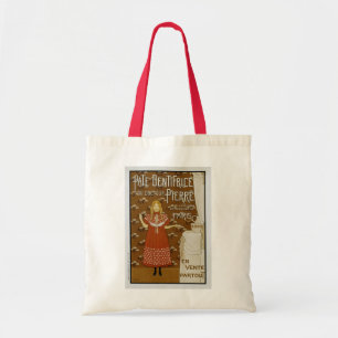 Französische Art Nouveau-Zahncreme-Werbung Tragetasche
