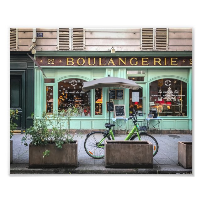 Französische Bäckerei Fotodruck (Vorne)