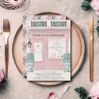 Französische Bäckerei Patisserie Paris Pink Geburt