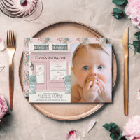 Französische Bäckerei Patisserie Pink 1. Geburtsta