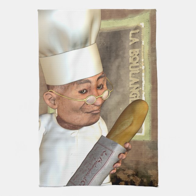 Französische Bäckerei-Tee-Tücher Handtuch (Vertikal)