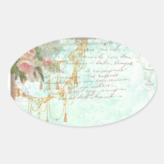 Französische Bluebird- und Tassels-Tags Stickers