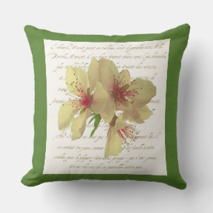 Französische Blume Patio Pillow Kissen Für Draußen