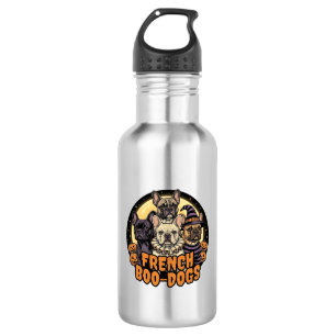 Französische Boo-Hunde Halloween Französische Bull Edelstahlflasche