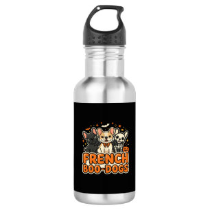 Französische Boo Hunde Halloween Französische Bull Edelstahlflasche