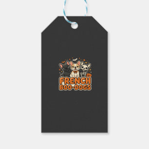 Französische Boo Hunde Halloween Französische Bull Geschenkanhänger