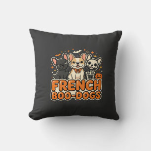 Französische Boo Hunde Halloween Französische Bull Kissen