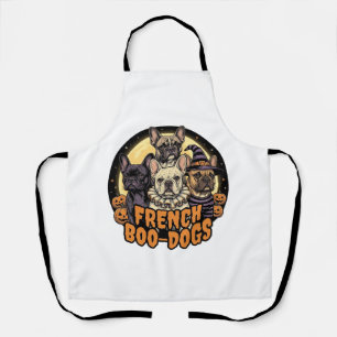 Französische Boo-Hunde Halloween Französische Bull Schürze