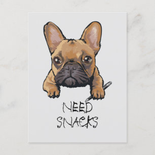 Französische Bulldog-Editable-Text-Postkarte Postkarte