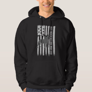 Französische Bulldog-Mama Frenchie American Flag Hoodie