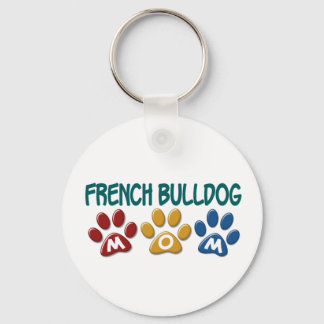 FRANZÖSISCHE BULLDOG Mama Paw Print 1 Schlüsselanhänger