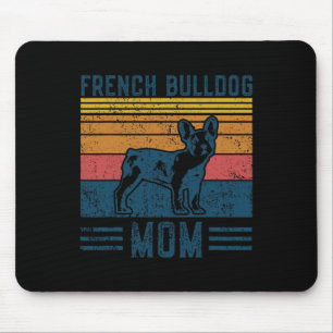 Französische Bulldog-Mama - Vintage französische B Mousepad