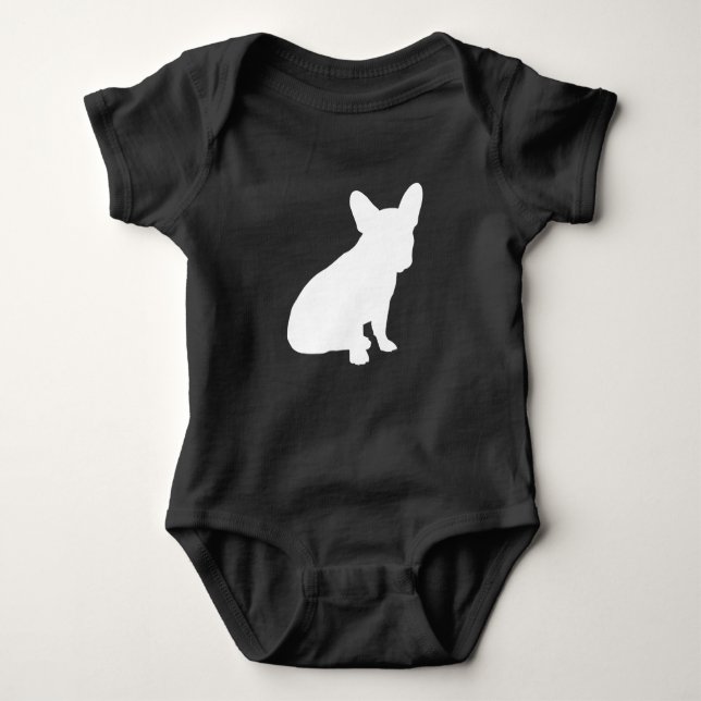 Französische Bulldog Themenparty - Babydusche neut Baby Strampler (Vorderseite)