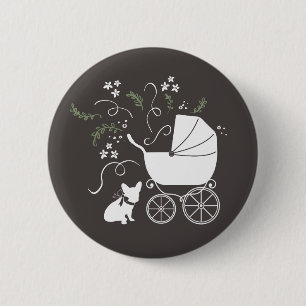 Französische Bulldog Themenparty - Babydusche neut Button