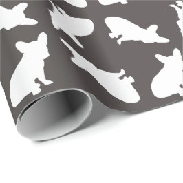 Französische Bulldog Themenparty - Babydusche neut Geschenkpapier