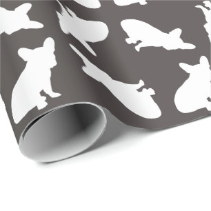 Französische Bulldog Themenparty - Babydusche neut Geschenkpapier