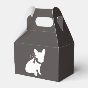 Französische Bulldog Themenparty - Babydusche neut Geschenkschachtel