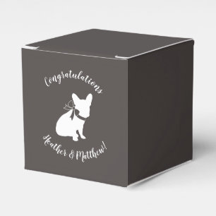 Französische Bulldog Themenparty - Babydusche neut Geschenkschachtel
