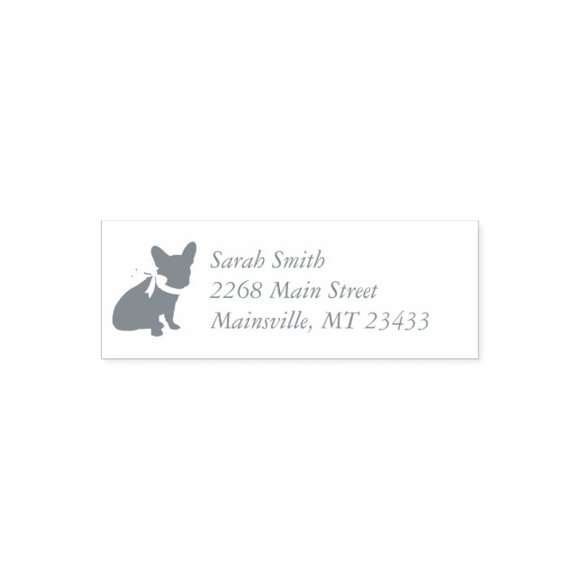 Französische Bulldog Themenparty - Babydusche neut Permastempel (Design)