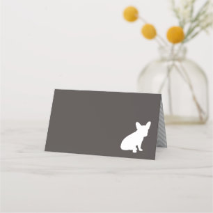 Französische Bulldog Themenparty - Babydusche neut Platzkarte