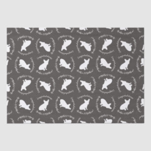 Französische Bulldog Themenparty - Babydusche neut Seidenpapier