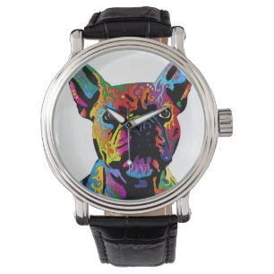 Französische Bulldogge Armbanduhr