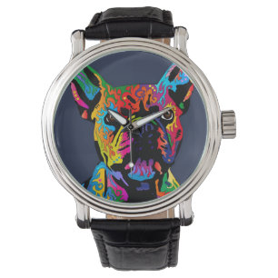 Französische Bulldogge Armbanduhr