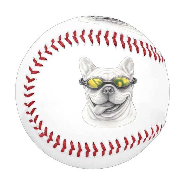 Französische Bulldogge Baseball (Vorderseite Links)