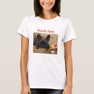 Französische. Bulldogge Beachtime French Bulldog T-Shirt