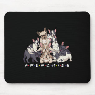Französische Bulldogge Besitzer Frauen Männer Mousepad